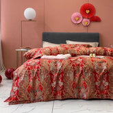 80S Long-Staple Cotton Sateen Wedding Bedding Set | Yedwo